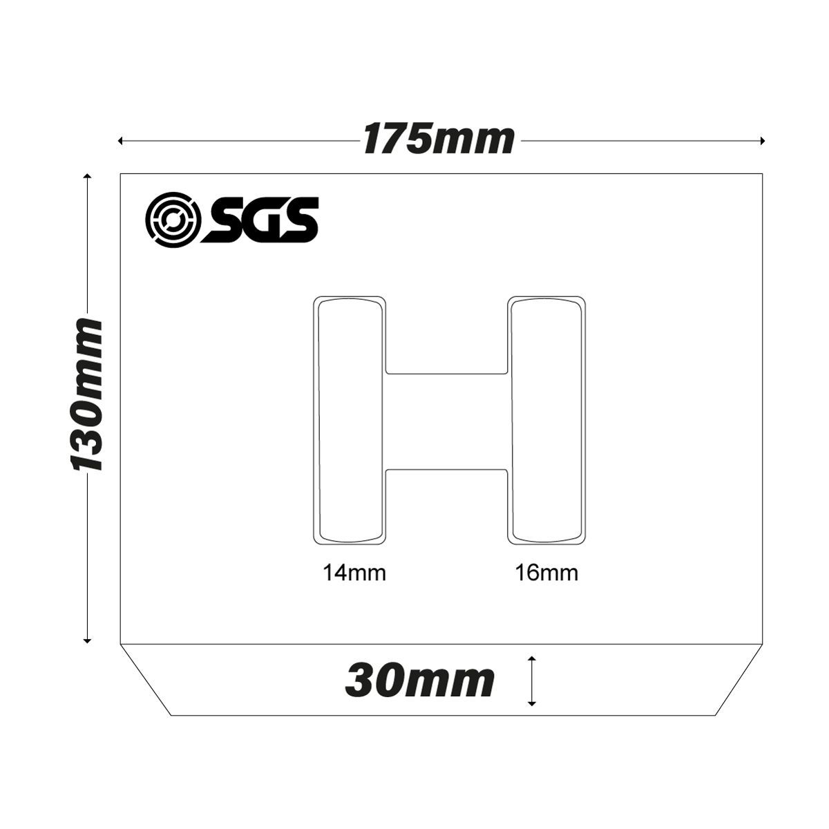 SGS 2pc 3/8in Drive Thin Wall Spark Plug Socket Set | 14mm, 16mm | Foam Insert